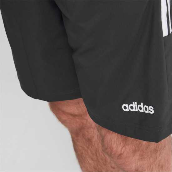 Adidas Мъжки Шорти 3-Stripes Shorts Mens DarkOnix/White Мъжко облекло за едри хора