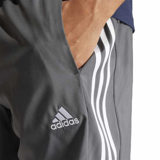 Adidas Мъжки Шорти 3-Stripes Shorts Mens DarkOnix/White Мъжко облекло за едри хора