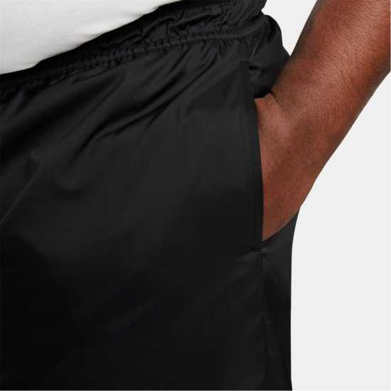 Nike Sportswear Essentials Men's Woven Flow Shorts Black Мъжко облекло за едри хора