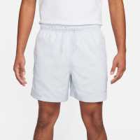 Nike Sportswear Essentials Men's Woven Flow Shorts Platinum/White Мъжко облекло за едри хора