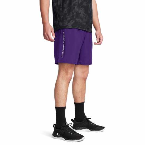 Under Armour Мъжки Шорти Woven Graphic Shorts Mens Лилаво 