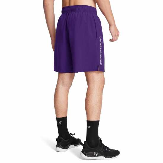 Under Armour Мъжки Шорти Woven Graphic Shorts Mens Лилаво 