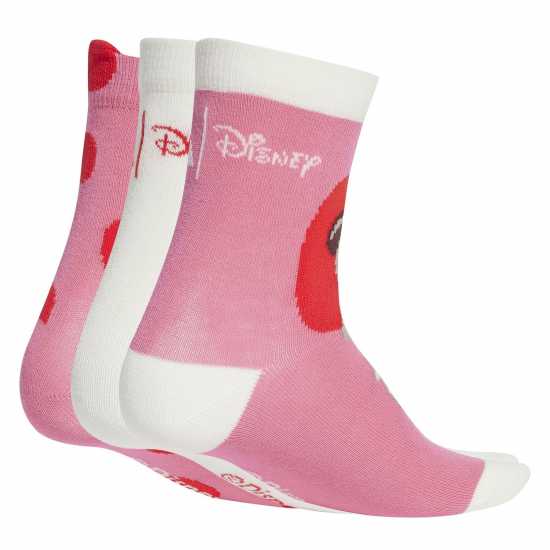 Детски чорапи Adidas Disney Minnie Mouse Socks 3 Pack Kids Adidas Disney Minnie Mouse Socks 3 Pack Kids Детски чорапи