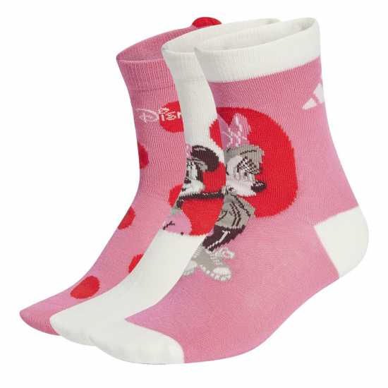 Детски чорапи Adidas Disney Minnie Mouse Socks 3 Pack Kids Adidas Disney Minnie Mouse Socks 3 Pack Kids Детски чорапи