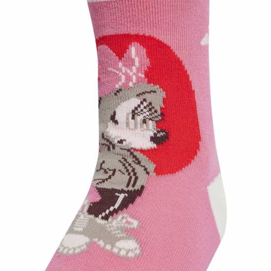 Детски чорапи Adidas Disney Minnie Mouse Socks 3 Pack Kids Adidas Disney Minnie Mouse Socks 3 Pack Kids Детски чорапи