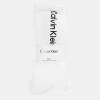Calvin Klein Crew Socks 3-Pack Mens Бяло Мъжки чорапи
