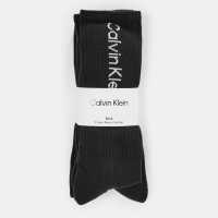 Calvin Klein Crew Socks 3-Pack Mens Черно Мъжки чорапи
