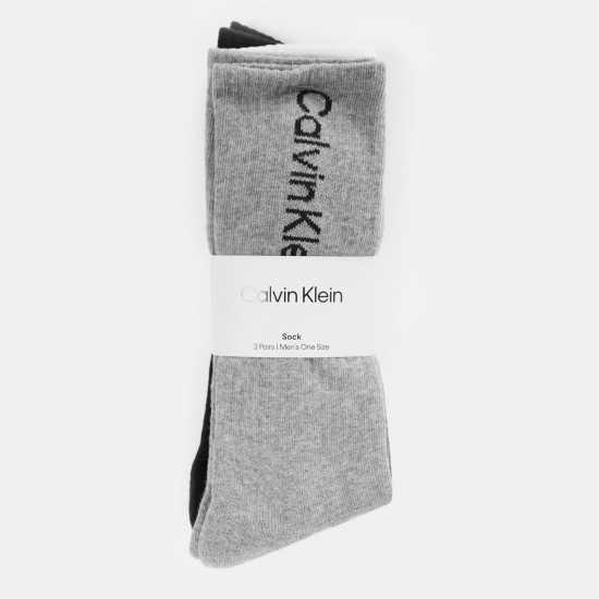 Calvin Klein Crew Socks 3-Pack Mens Многоцветно Мъжки чорапи