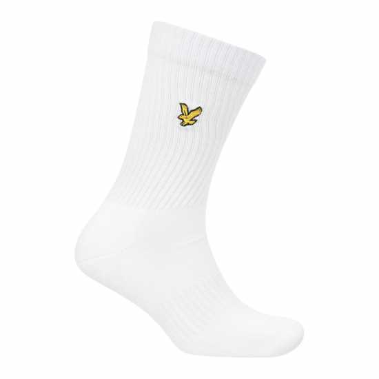 Lyle And Scott Men's Sports Crew Socks Ярко бяло Lyle And Scott Men's Sports Crew Socks Ярко бяло