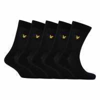 Lyle And Scott Men's Sports Crew Socks Черно 