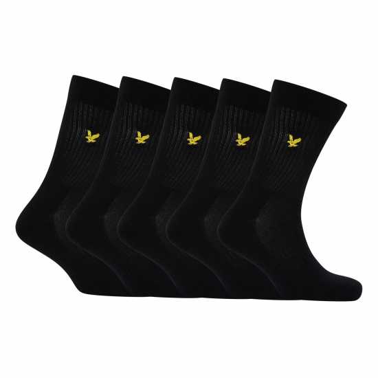 Lyle And Scott Men's Sports Crew Socks Черно 