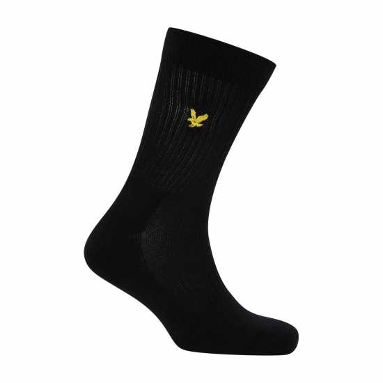 Lyle And Scott Men's Sports Crew Socks Черно 