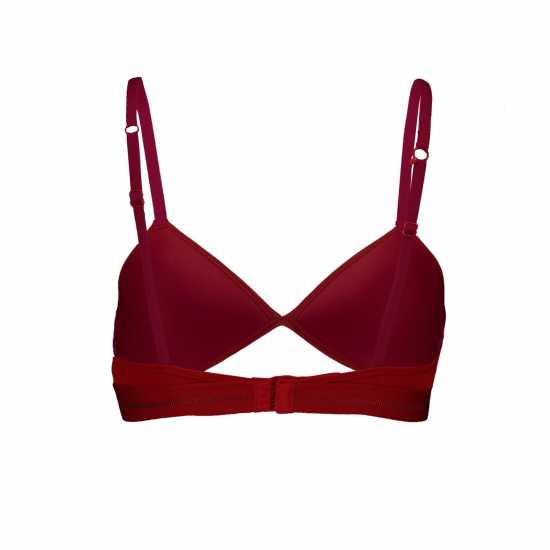 Puma Peek A Boo Triangle Bralette Бордово 