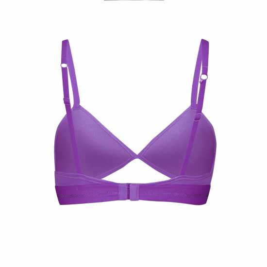 Puma Peek A Boo Triangle Bralette Астър Лилаво 