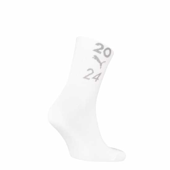 Мъжки чорапи Puma Glow Sock 1P 99 White Puma Glow Sock 1P 99 White Мъжки чорапи