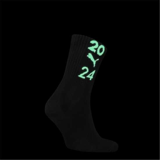 Мъжки чорапи Puma Glow Sock 1P 99 Black Puma Glow Sock 1P 99 Black Мъжки чорапи