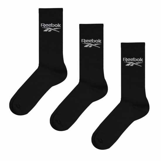 Reebok 3P Crew Socks 00 Black Мъжки чорапи