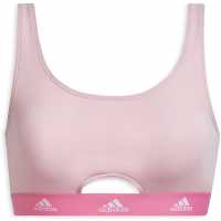 Adidas Active Comfort Cotton Scoop Bralette Ясно розово Дамско бельо