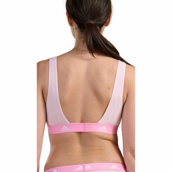 Adidas Active Comfort Cotton Scoop Bralette Ясно розово Дамско бельо