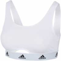 Adidas Active Comfort Cotton Scoop Bralette White Дамско бельо