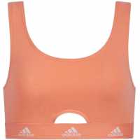 Adidas Active Comfort Cotton Scoop Bralette Корал Дамско бельо