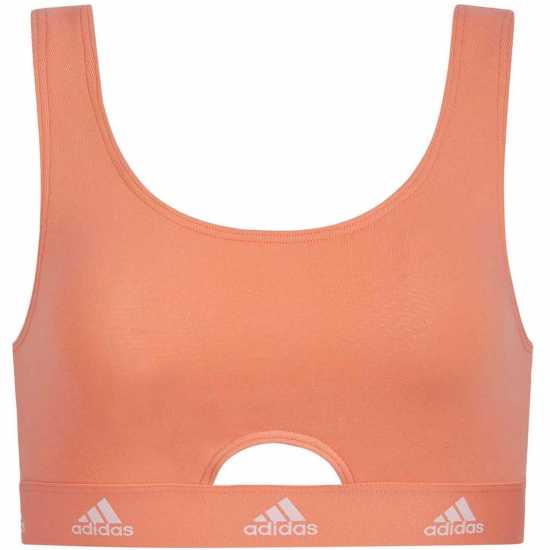 Дамско бельо Adidas Active Comfort Cotton Scoop Bralette Корал Adidas Active Comfort Cotton Scoop Bralette Корал Дамско бельо