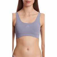 Adidas Active Seamless Micro Stretch Scoop Lounge Bra Сивогрейбъл Дамско бельо