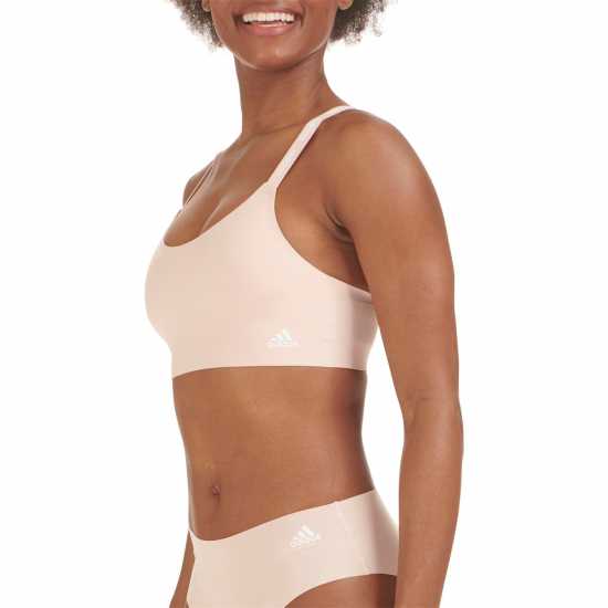 Adidas Active Micro Flex Scoop Lounge Bra Peach Whip Дамско бельо