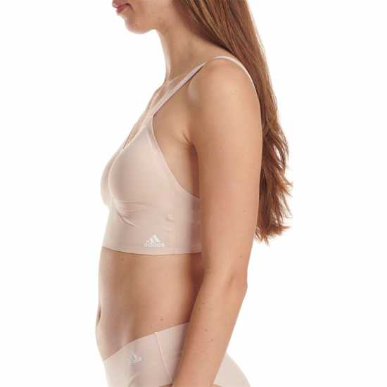 Дамско бельо Adidas Active Micro Flex Long Line Bralette Womens Праскова млечина Adidas Active Micro Flex Long Line Bralette Womens Праскова млечина Дамско бельо