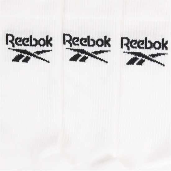 Reebok 6Pk Crew Sock Sn00 White Мъжки чорапи