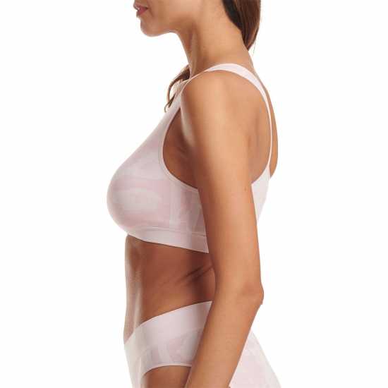 Adidas 720 Degree Stretch Asymmetric Bra розово и принт Дамско бельо