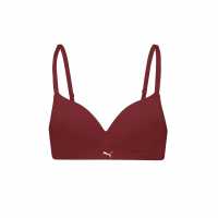 Puma Soft Lightly Lined Bralette Бордово 
