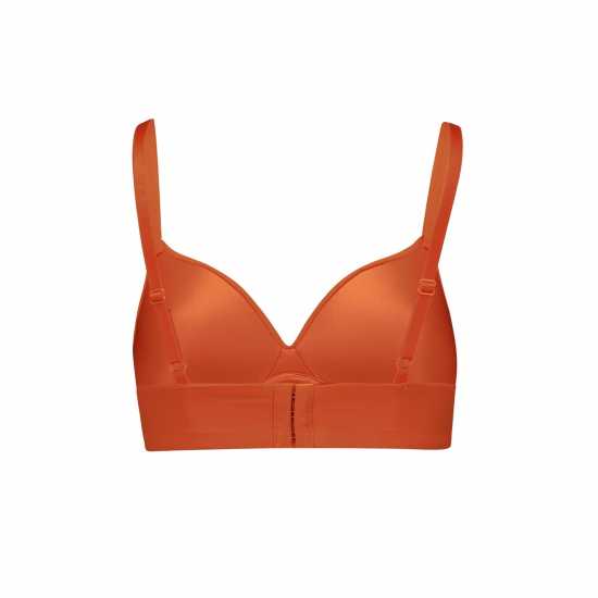 Puma Women's Soft Lightly Lined Bralette Огнено оранжево 