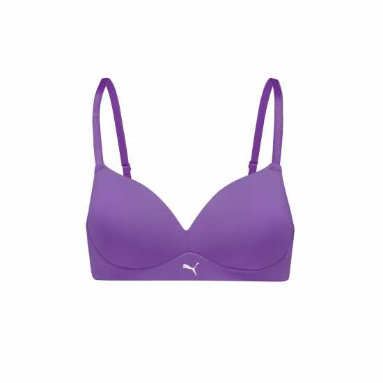 Puma Soft Lightly Lined Bralette Астър Лилаво 