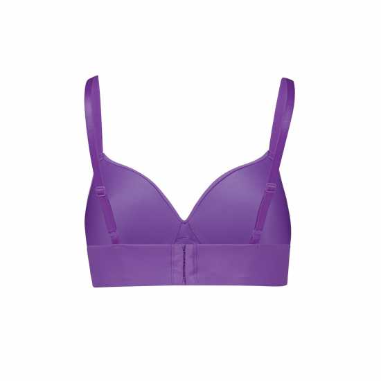 Puma Soft Lightly Lined Bralette Астър Лилаво 