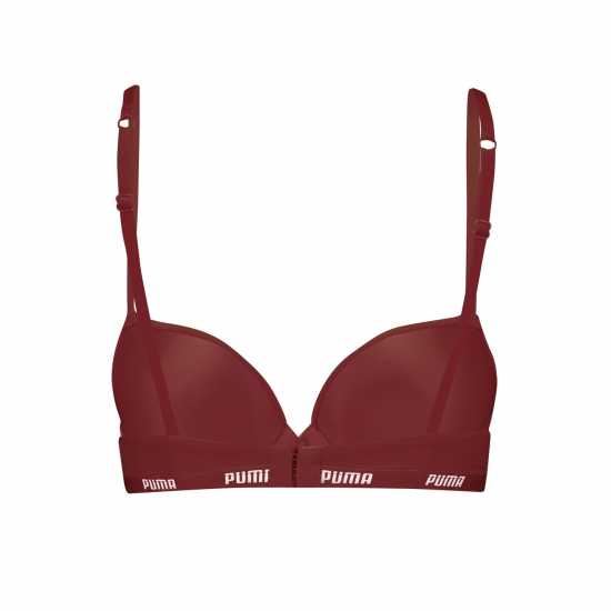 Дамско бельо Puma Pushup Bra Ld99 Burgundy Puma Pushup Bra Ld99 Burgundy Дамско бельо