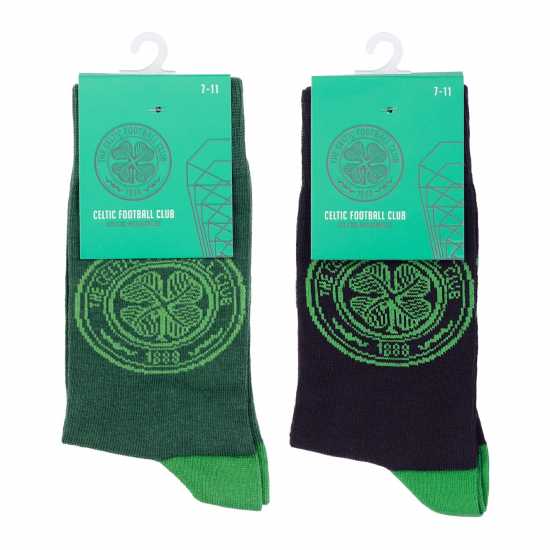 Team Football Officially Licensed Socks 2-Pack Size 7-11 Unisex Celtic FC Team Football Officially Licensed Socks 2-Pack Size 7-11 Unisex Celtic FC
