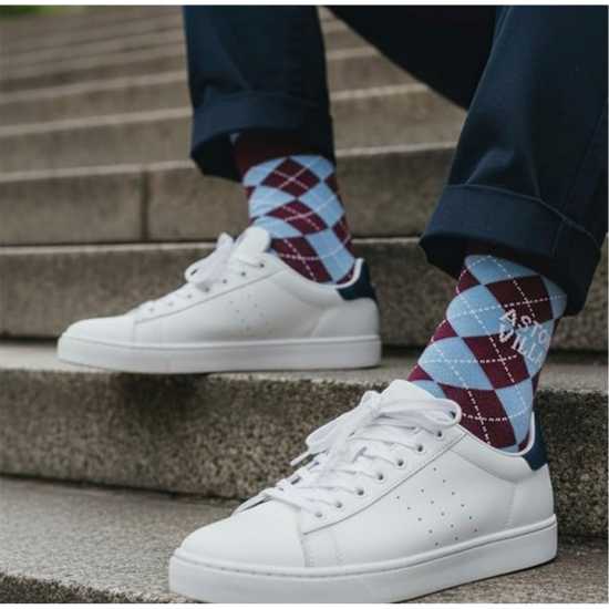 Team Football Officially Licensed Socks 2-Pack Size 7-11 Unisex AVFC Claret 