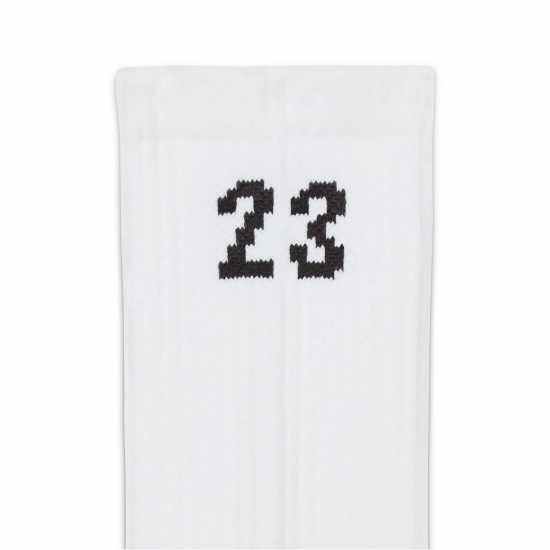 Мъжки чорапи Nike Air Jordan Essentials Crew Socks (3 Pairs) Бяло Nike Air Jordan Essentials Crew Socks (3 Pairs) Бяло Мъжки чорапи