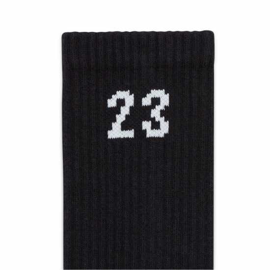 Мъжки чорапи Nike Air Jordan Essentials Crew Socks (3 Pairs) Черно Nike Air Jordan Essentials Crew Socks (3 Pairs) Черно Мъжки чорапи