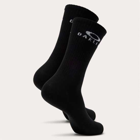 Oakley Oakley 3Pk Logo Sock Sn63 Blackout 