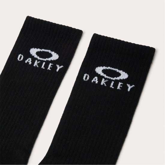 Oakley Oakley 3Pk Logo Sock Sn63 Blackout 