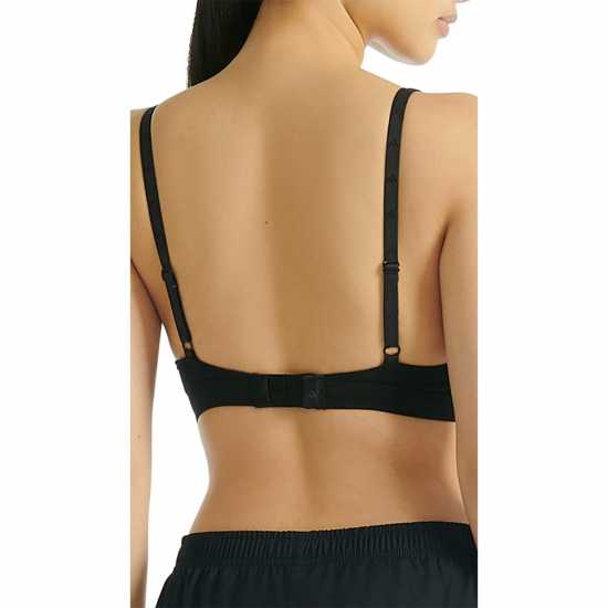 Adidas Active Essentials Cotton 3-Stripes Scoop Bralette Black Adidas Active Essentials Cotton 3-Stripes Scoop Bralette Black