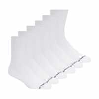 Skechers Crew Socks Бяло/Черно 