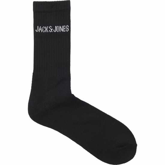 Jack And Jones Regen Mens 5-Pack Crew Socks Черно Мъжки чорапи