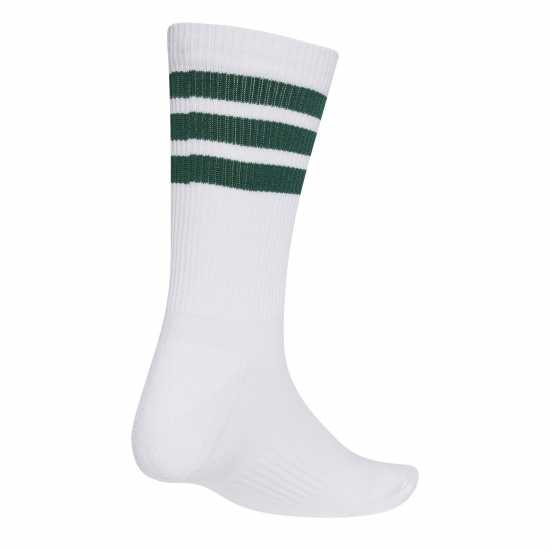 Adidas 3-Pack Crew Socks Adults Бяло/Зелено 3S Мъжки чорапи