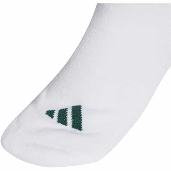 Adidas 3-Pack Crew Socks Adults Бяло/Зелено 3S Мъжки чорапи