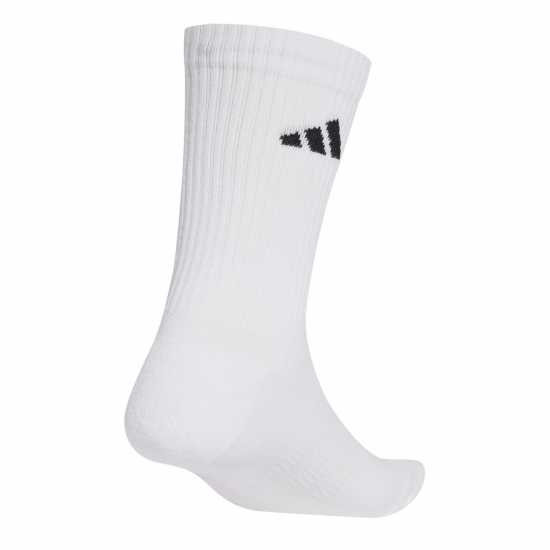 Мъжки чорапи Adidas 3-Pack Crew Socks Adults Бяло/Черно Adidas 3-Pack Crew Socks Adults Бяло/Черно Мъжки чорапи