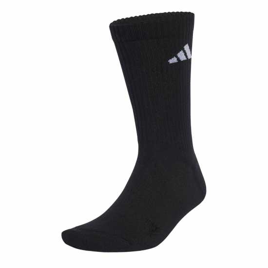 Adidas 3-Pack Crew Socks Adults Черно/Бяло Мъжки чорапи