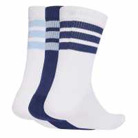 Adidas 3-Pack Crew Socks Adults Blue/White 3S Мъжки чорапи